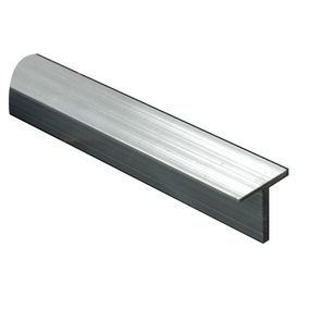 Aluminium Equal T-shaped Angle profile, (L)2m (W)20mm (D)20mm (T)1.5mm