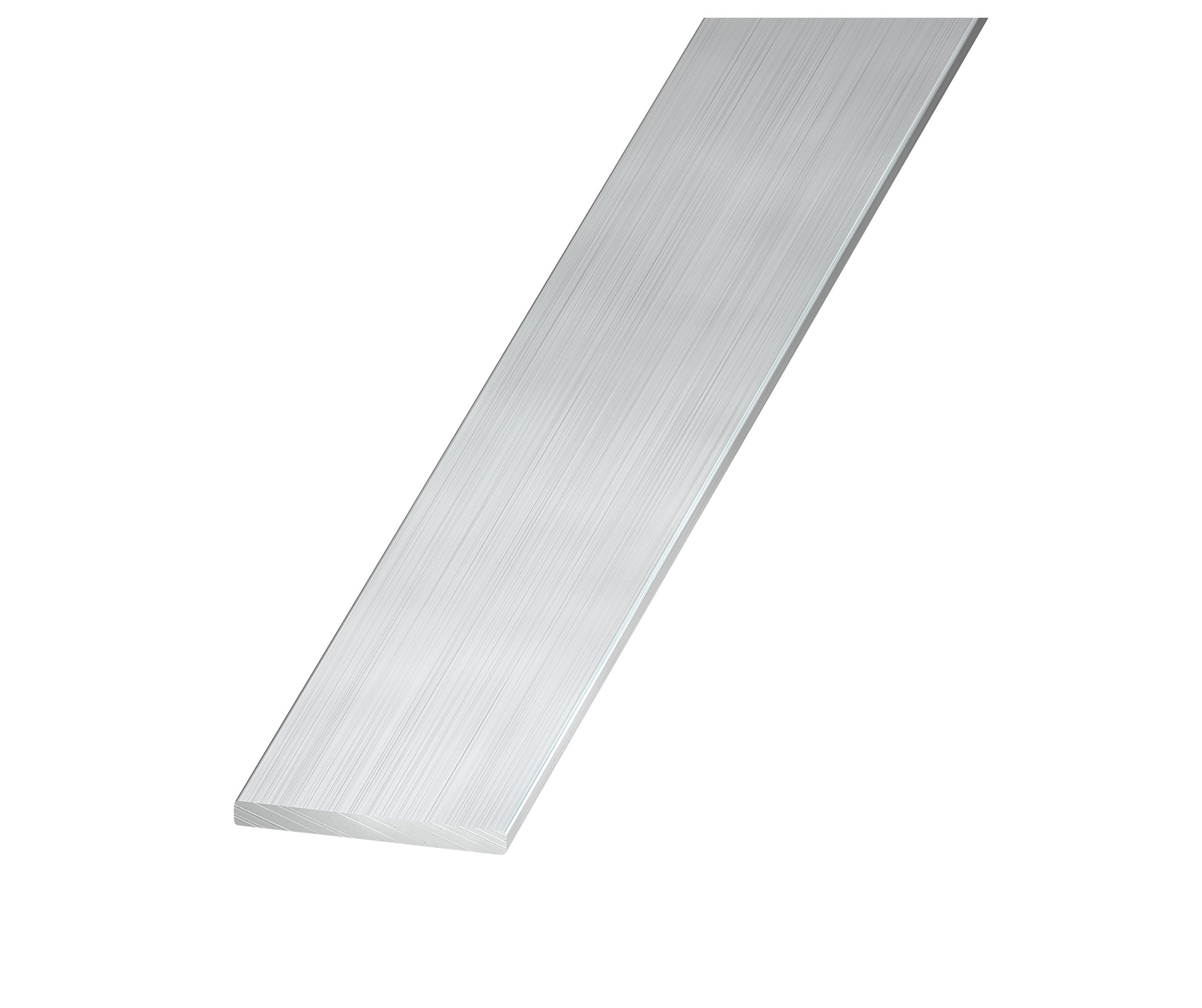 WLALLSS Flat Bar Aluminium Sheet Metal Strips,Various Sizes,Length is 500mm  (5 Pieces),4mm x 15mm x 500mm