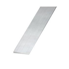 Aluminium Flat Bar, (L)1000mm (W)35mm (T)2mm