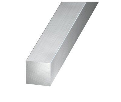 Aluminium Square Bar, (L)1m (W)6mm (T)6mm