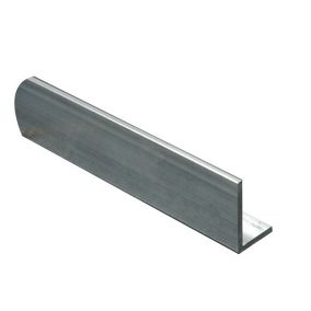 Aluminium Unequal L-shaped Angle profile, (L)1m (W)15mm (D)10mm (T)1mm