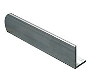 Aluminium Unequal L-shaped Angle profile, (L)1m (W)15mm