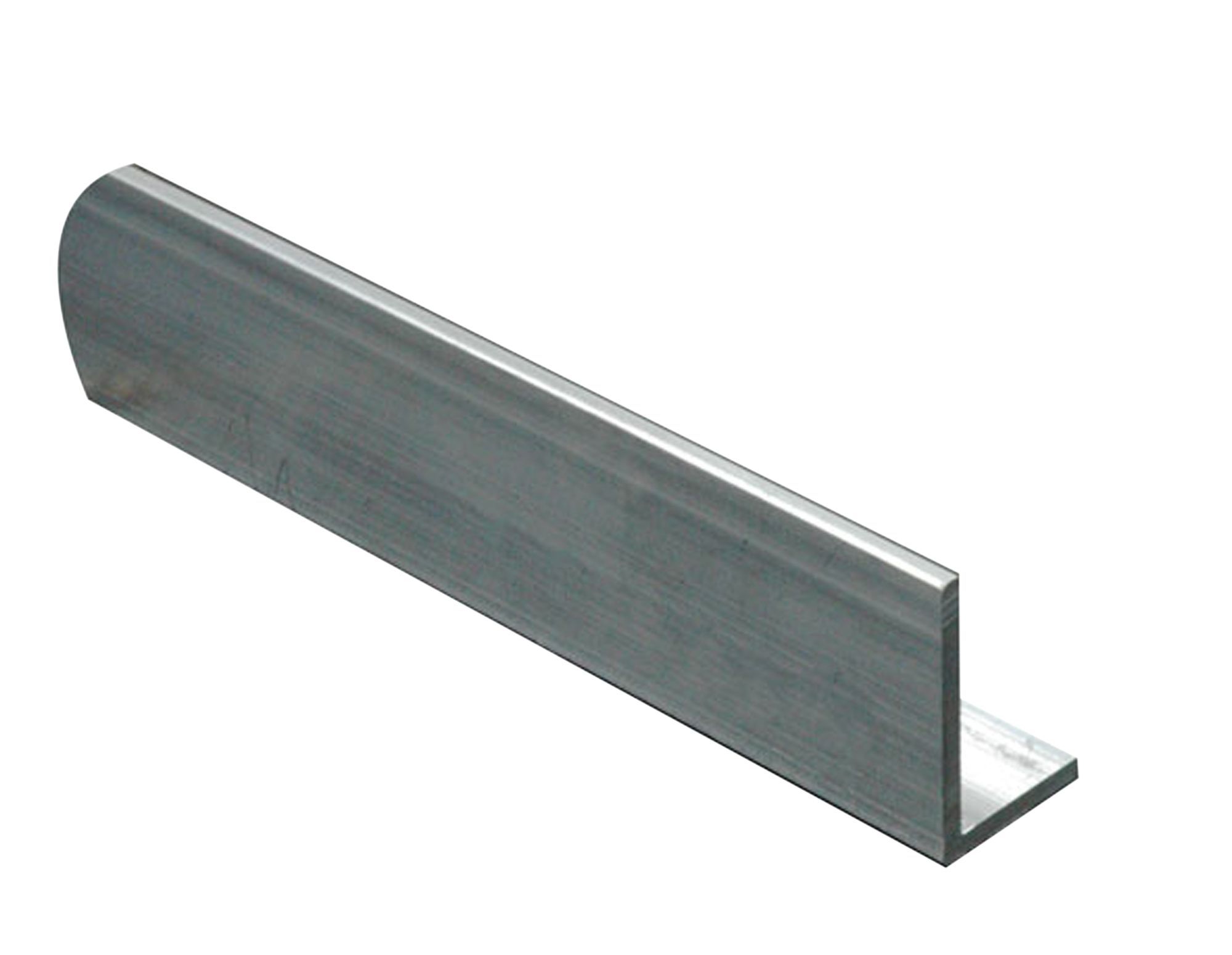 Aluminium Unequal L-shaped Angle profile, (L)1m (W)40mm (D)10mm (T)1.5mm