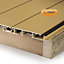 Alupave Sand Flat roof & decking board (L)2m (W)220mm (T)25mm