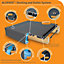 Alupave Sand Flat roof & decking board (L)2m (W)220mm (T)25mm