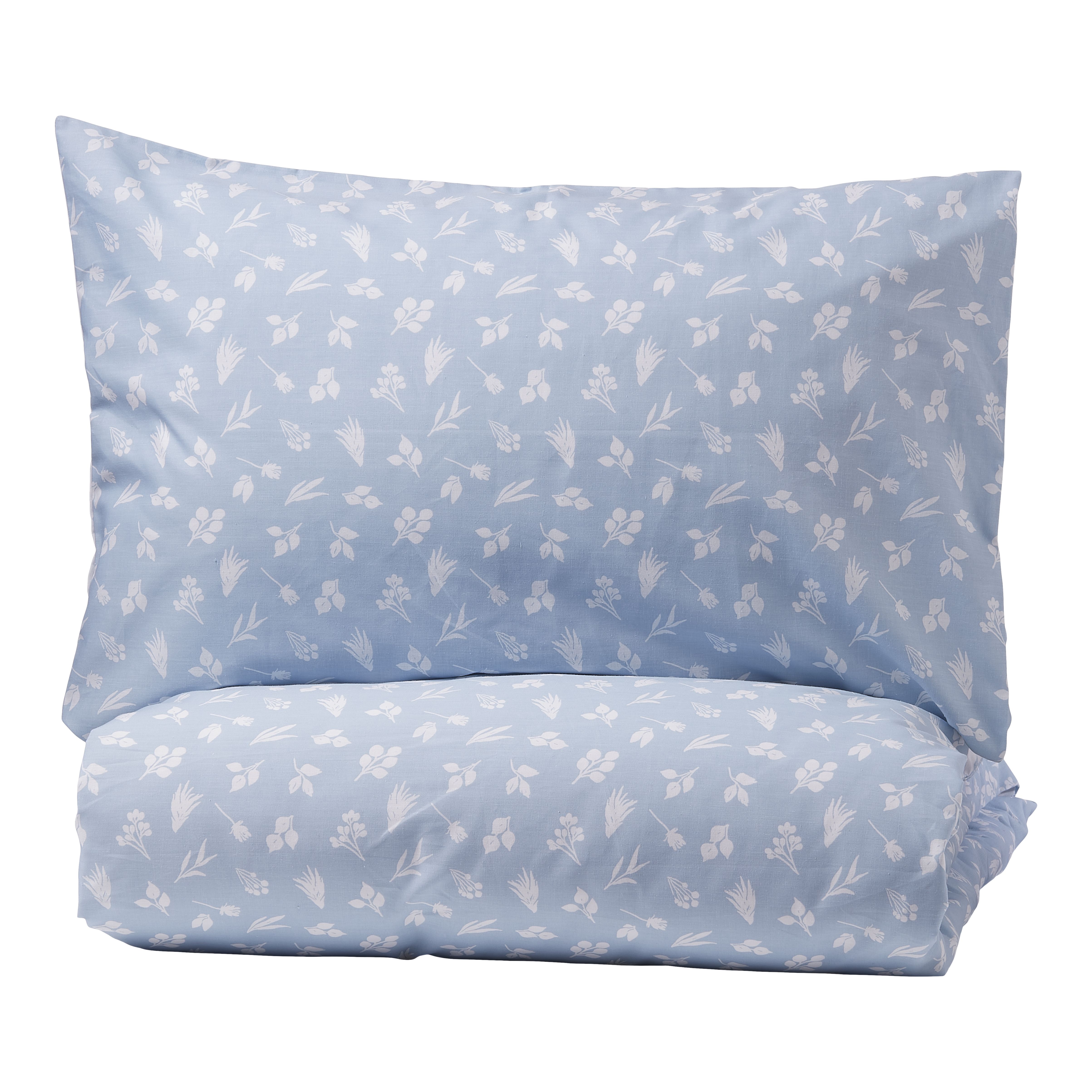 Alyssa Floral Blue & white King Duvet cover & pillow case set