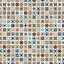 Amaranta Multicolour Matt Stone effect Natural stone Mosaic tile sheet, (L)300mm (W)300mm