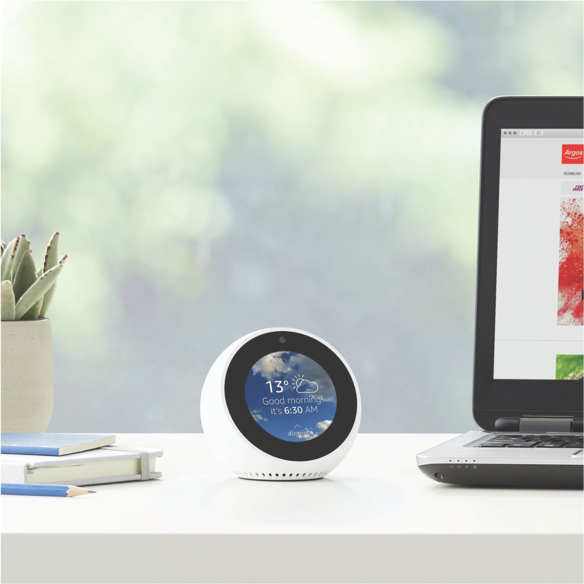 Amazon Echo Spot Voice assistant White