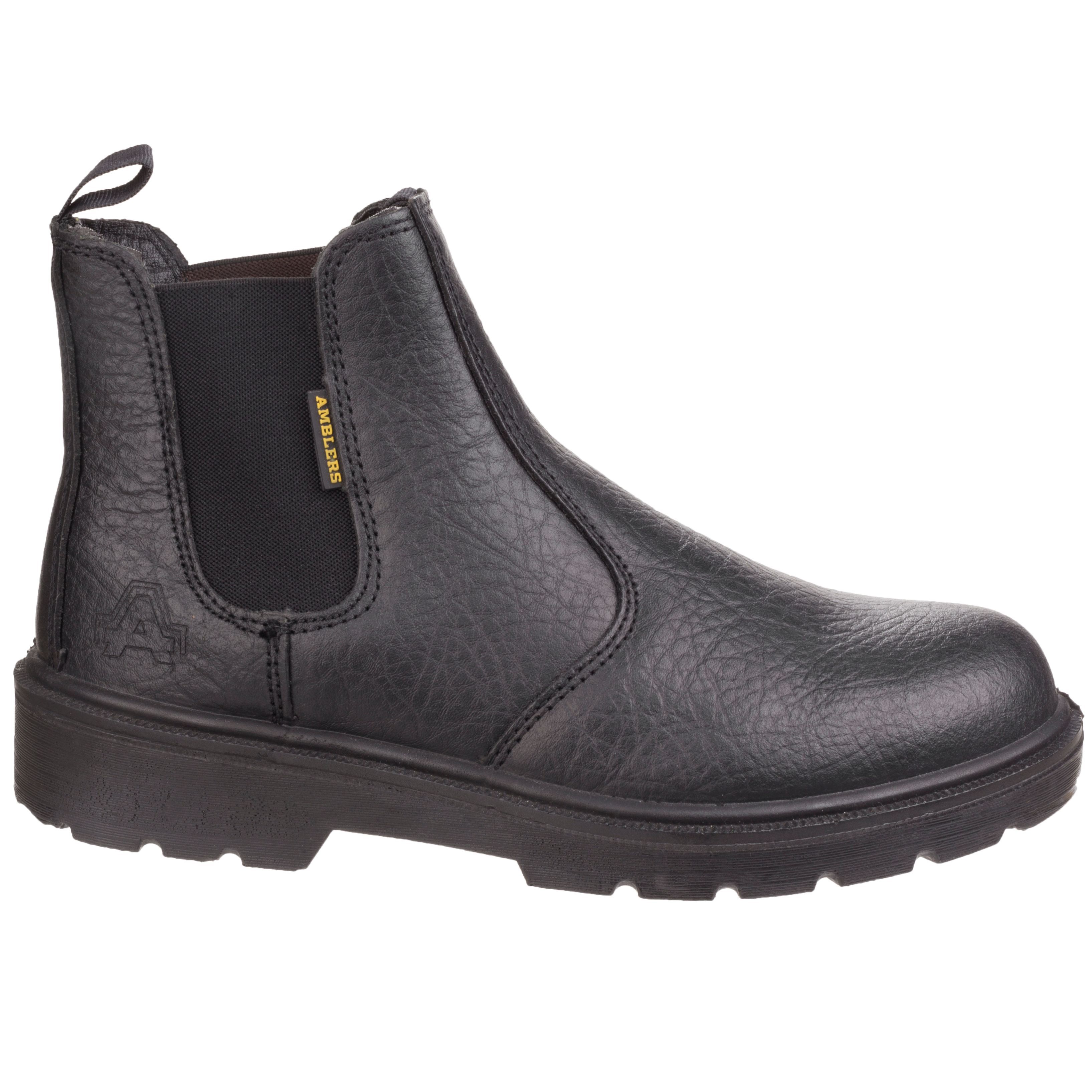 Amblers Black Dealer boots, Size 14