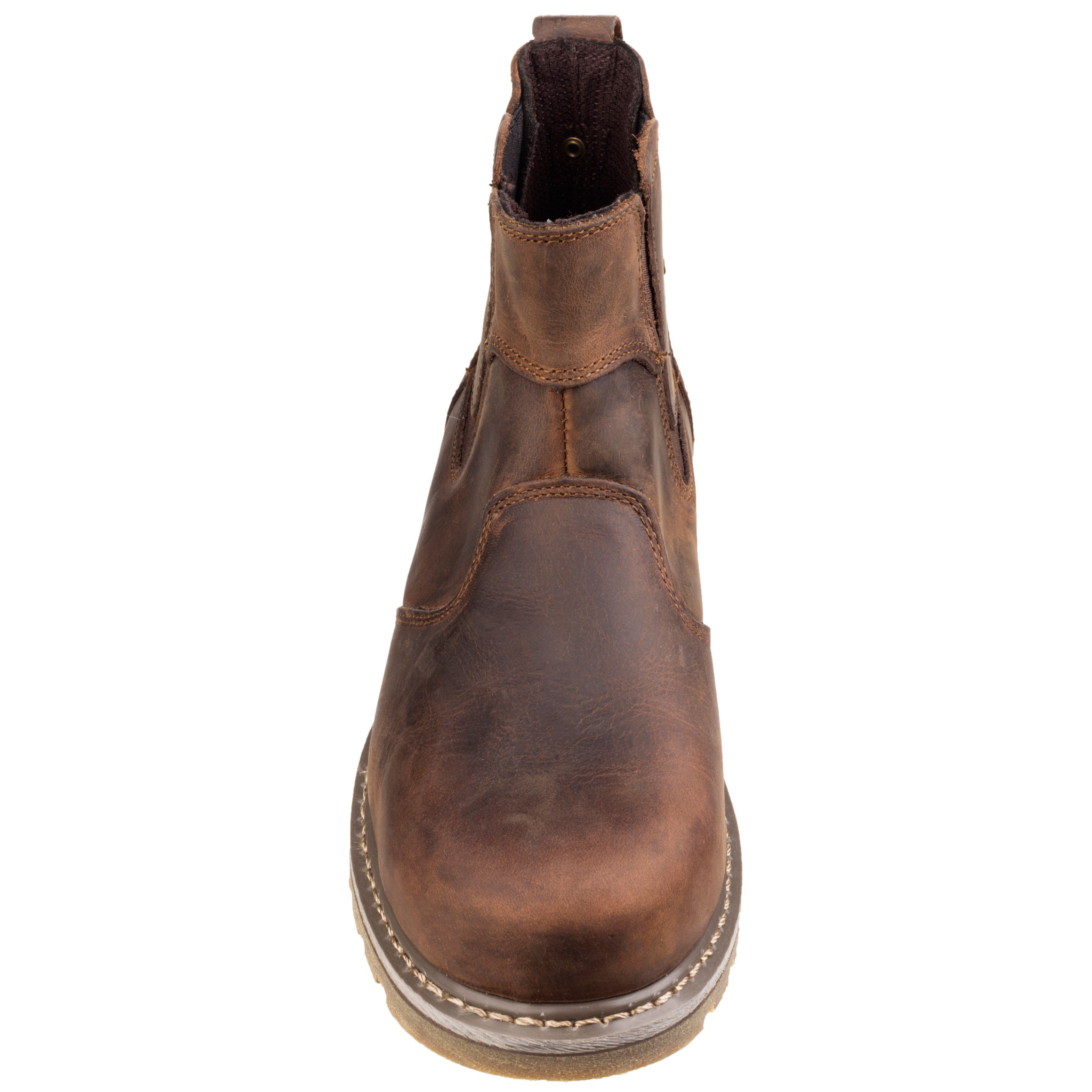 Amblers Brown Welted Dealer boots, Size 11 | DIY at B&Q