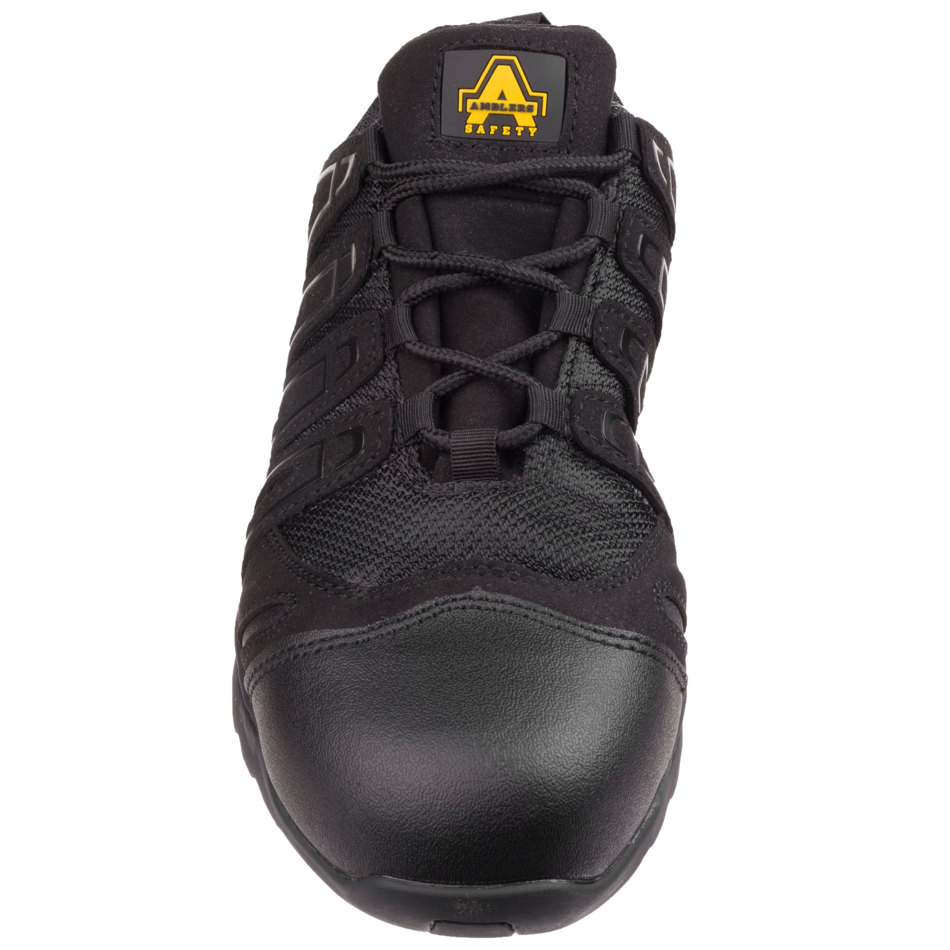 Amblers Metal free Black Safety trainers, Size 13 DIY at B&Q