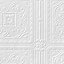 Anaglypta Luxury turner White Tile Textured Wallpaper