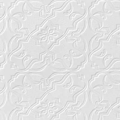 Anaglypta Luxury White Maxwell Textured Wallpaper