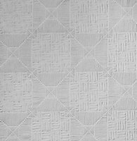 Anaglypta Supaglypta White Inca Textured Wallpaper