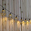 Anakena Battery-powered Warm white 10 Integrated LED Outdoor String lights