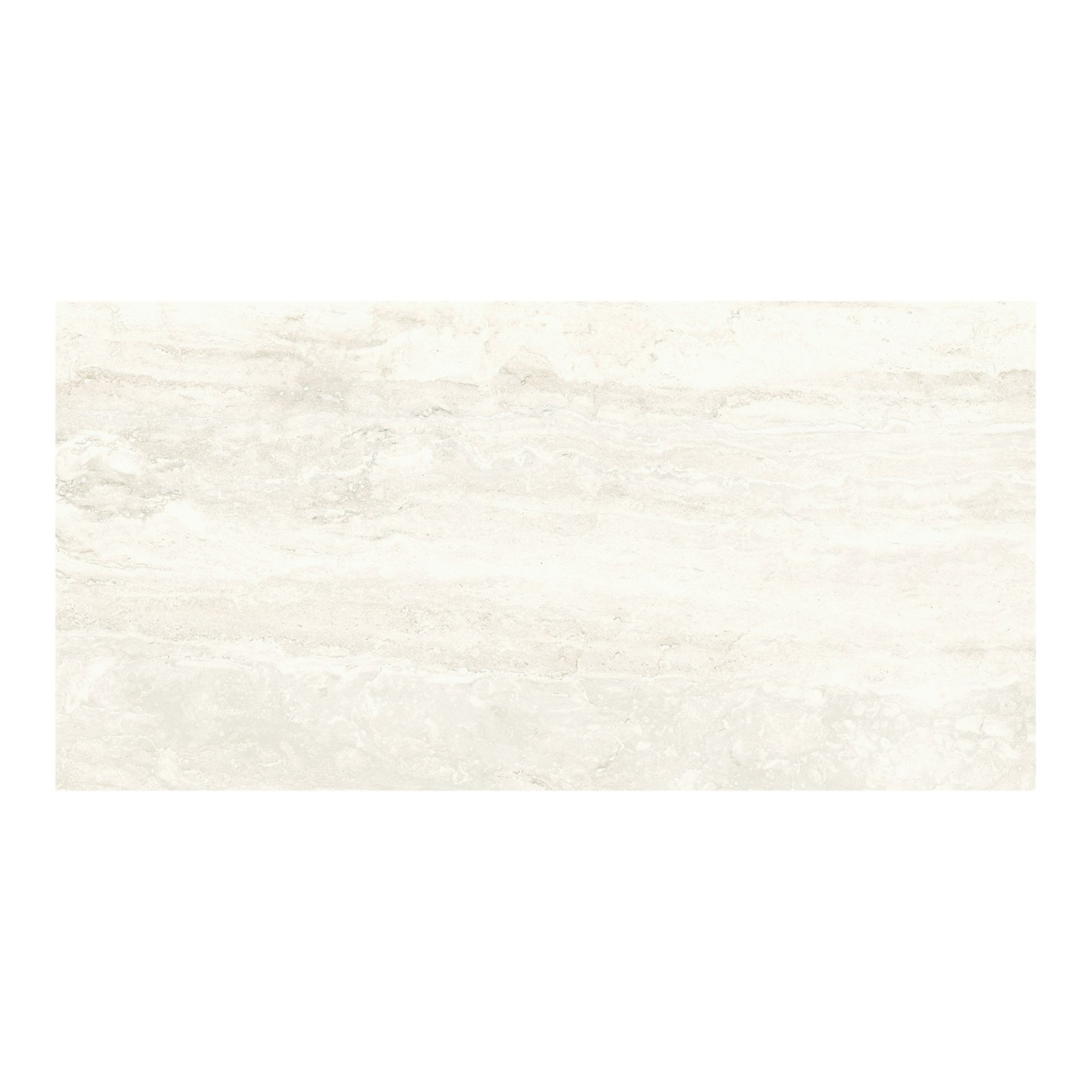 Ancho White Matt Stone effect Porcelain Indoor Wall & floor Tile, Pack of 2, (L)1200mm (W)600mm