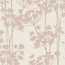 Angelica Floral Metallic effect Wallpaper
