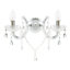 Annelise Chrome effect Double Wall light