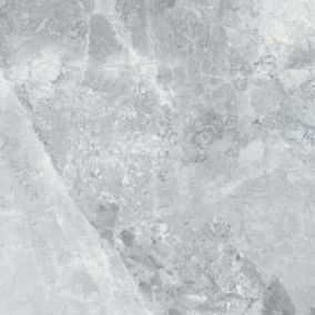 Anson Light grey Matt Marble effect Porcelain Wall & floor Tile Sample
