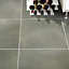 Antayla Grey Matt Stone effect Porcelain Floor Tile Sample