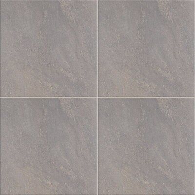 Antayla Grey Matt Stone effect Porcelain Wall & floor Tile, Pack of 3, (L)600mm (W)600mm