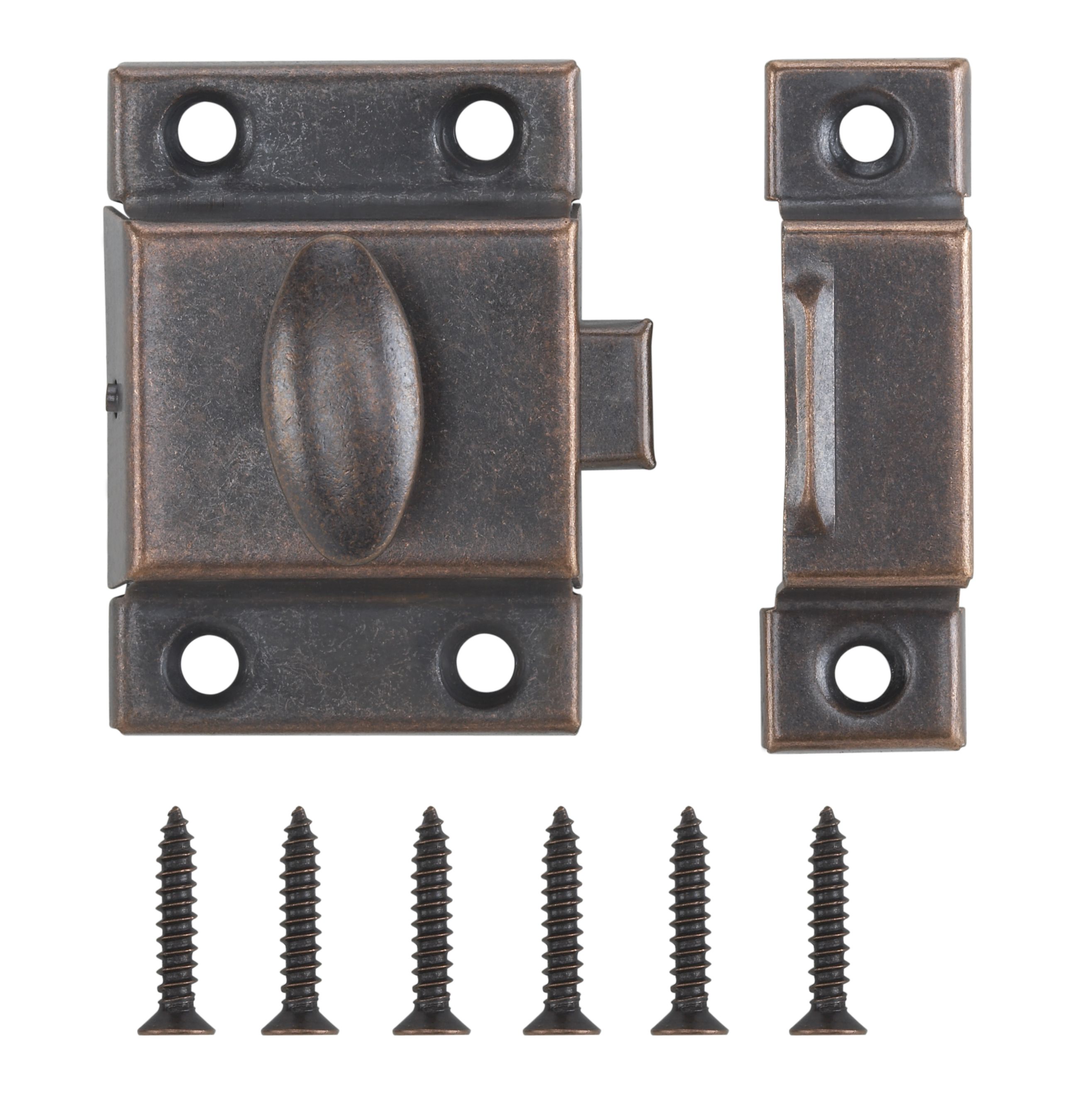 Antique effect Cabinet catch (W)40mm