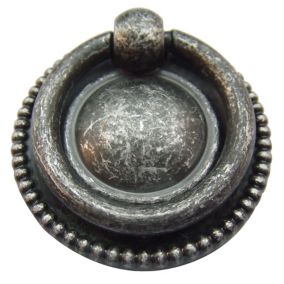 Antique pewter effect Cabinet Ring Pull handle