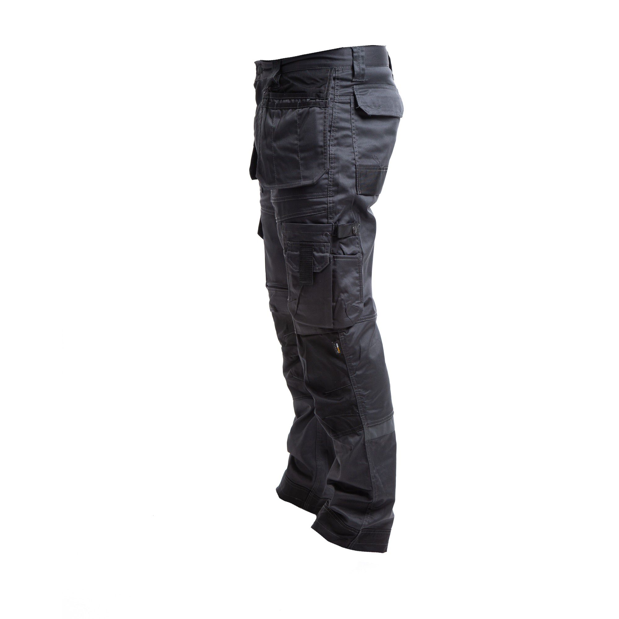 Apache Industrial Wear Grey & black Men's Holster pocket trousers, W32" L31"