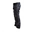 Apache Industrial Wear Grey & black Men's Holster pocket trousers, W34" L31"