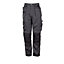 Apache Industrial Wear Grey & black Men's Holster pocket trousers, W38" L31"