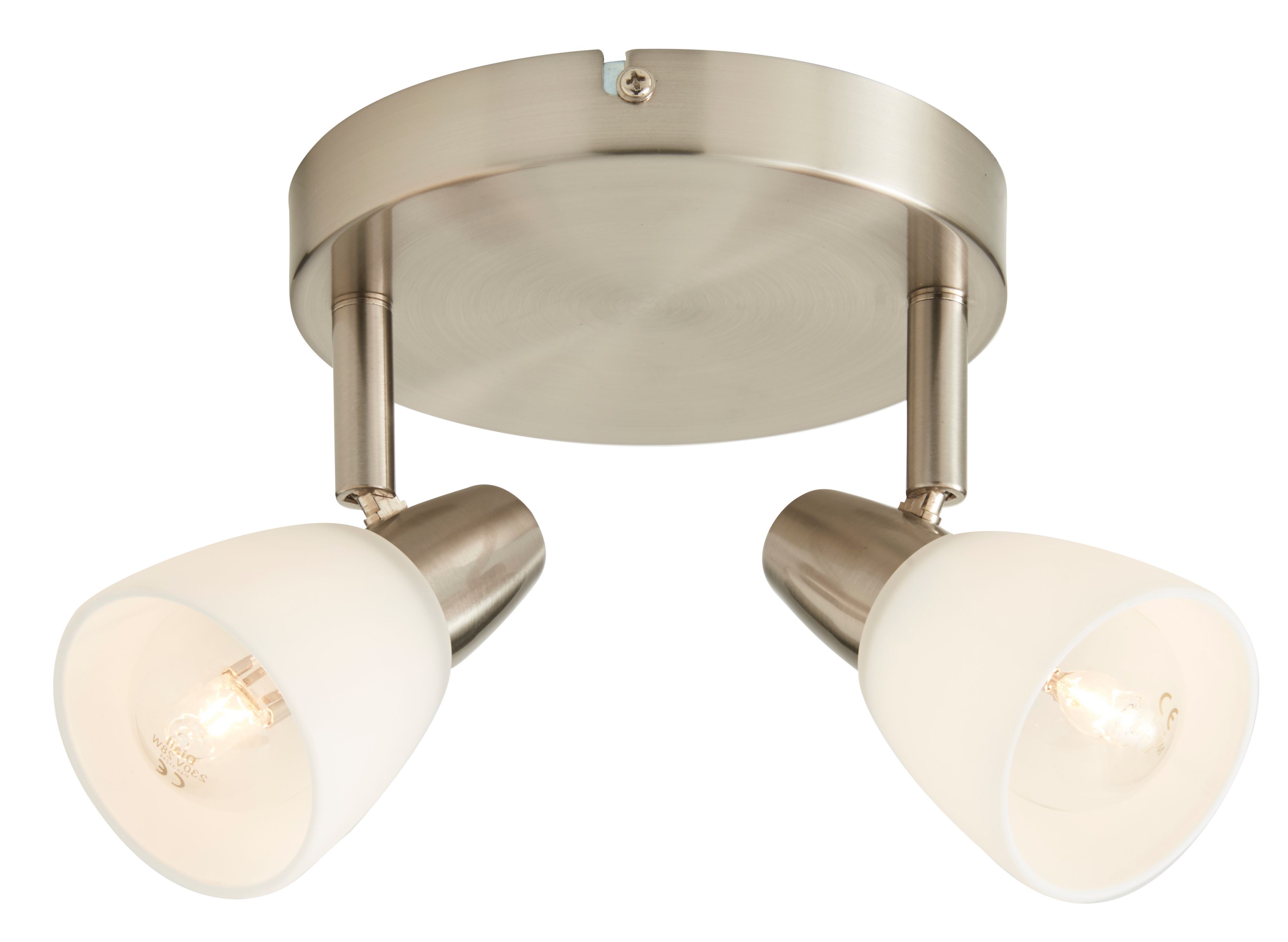 Aphaea Chrome effect 2 Light Spotlight