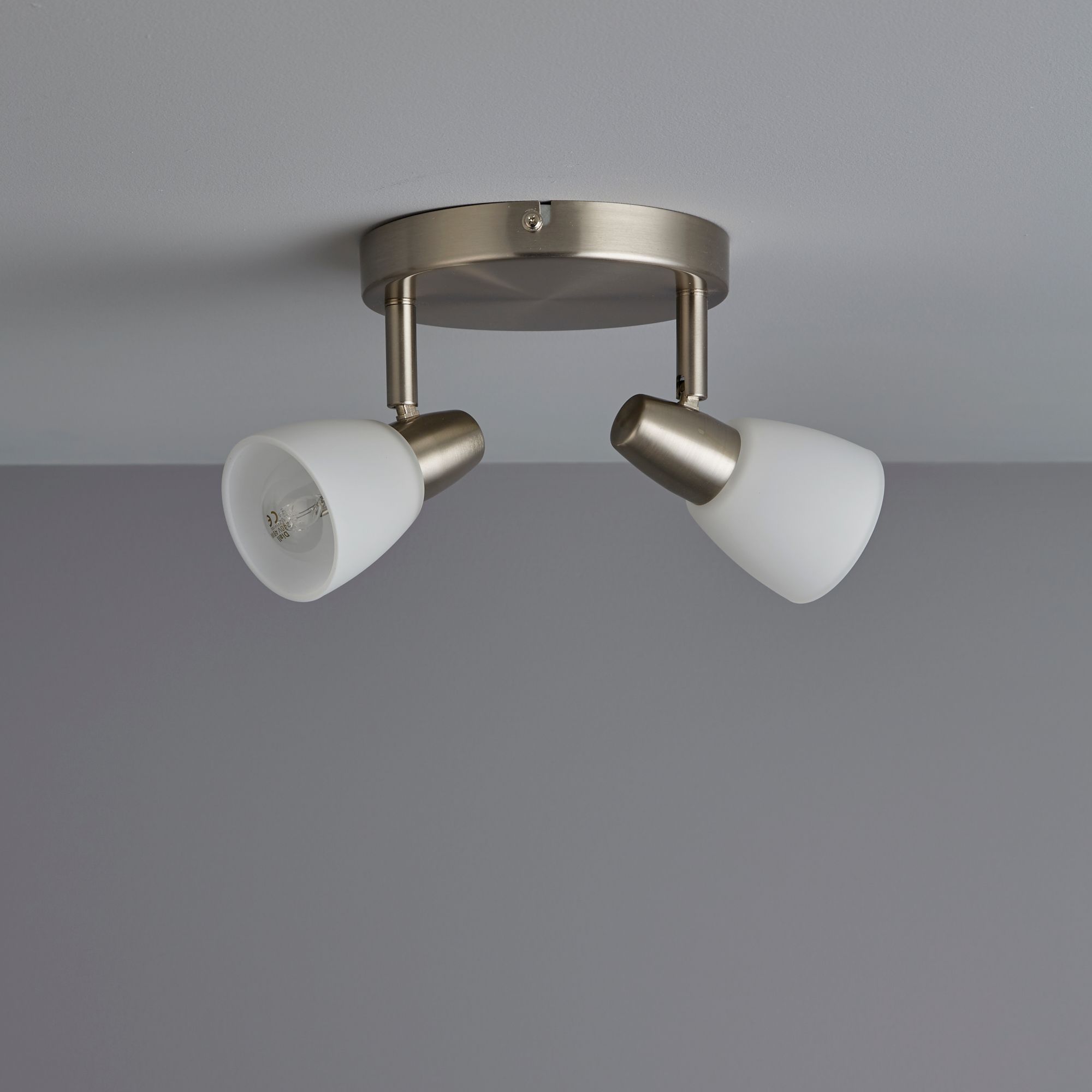 Aphaea Chrome effect 2 Light Spotlight