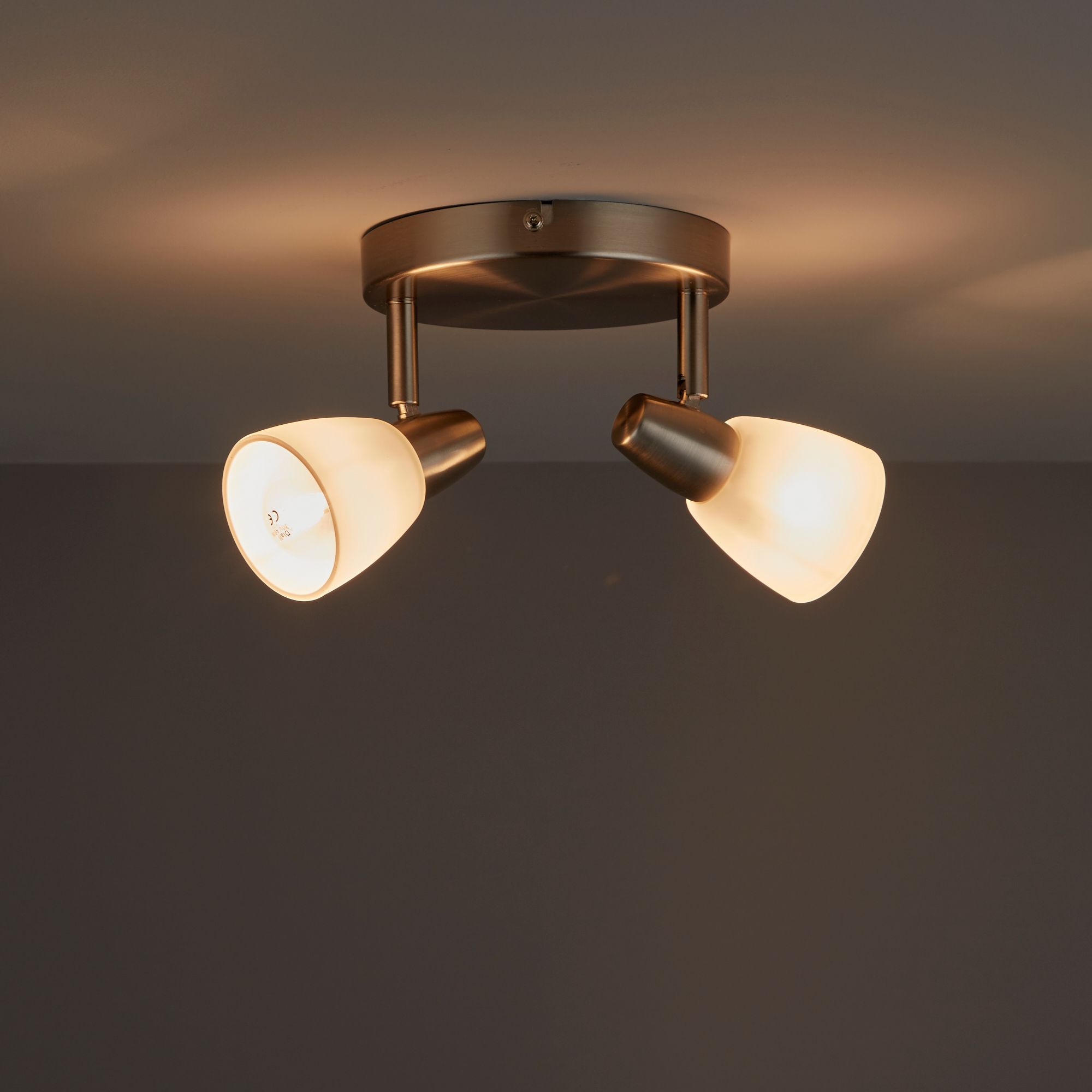 Aphaea Chrome effect 2 Light Spotlight