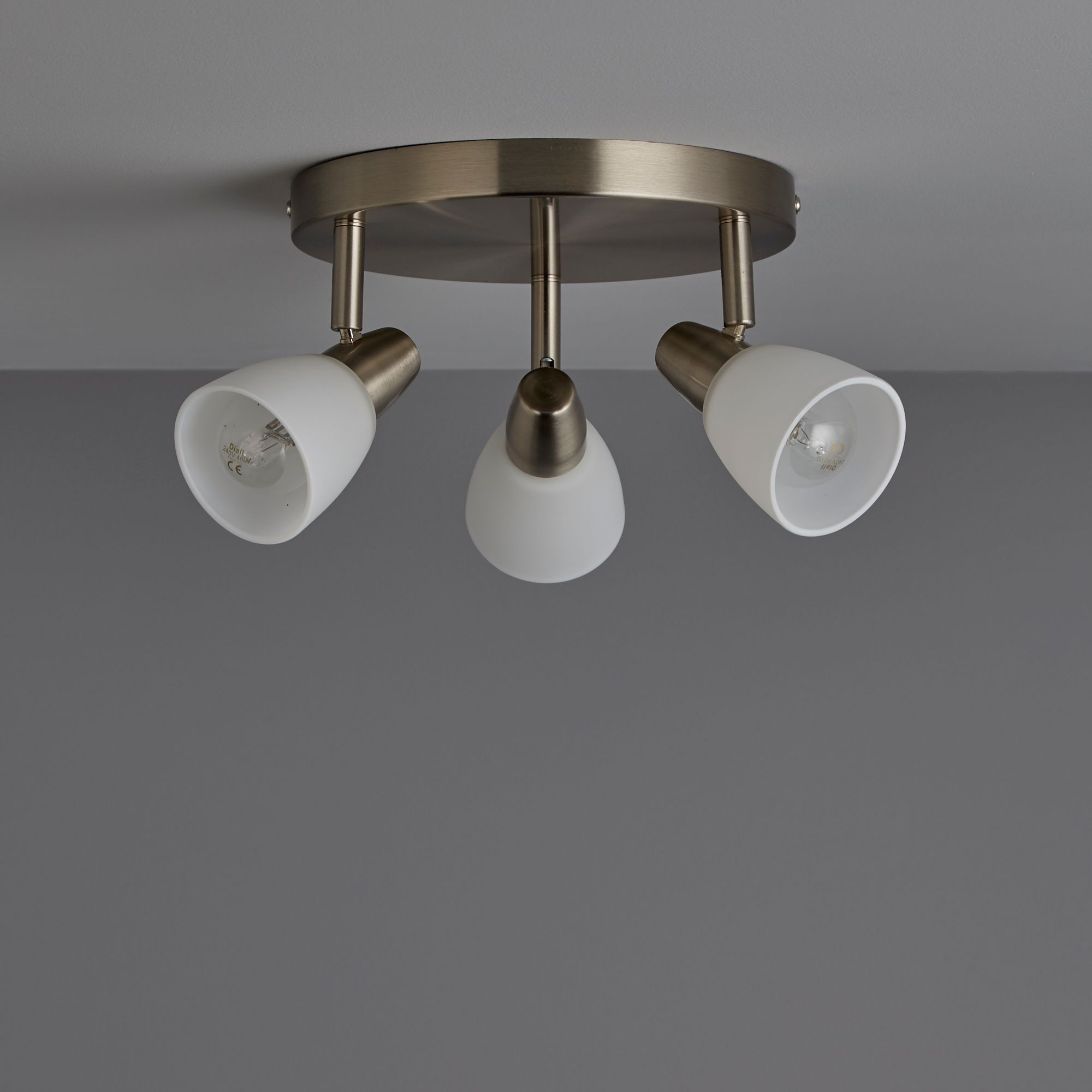 Aphaea Chrome effect 3 Light Spotlight