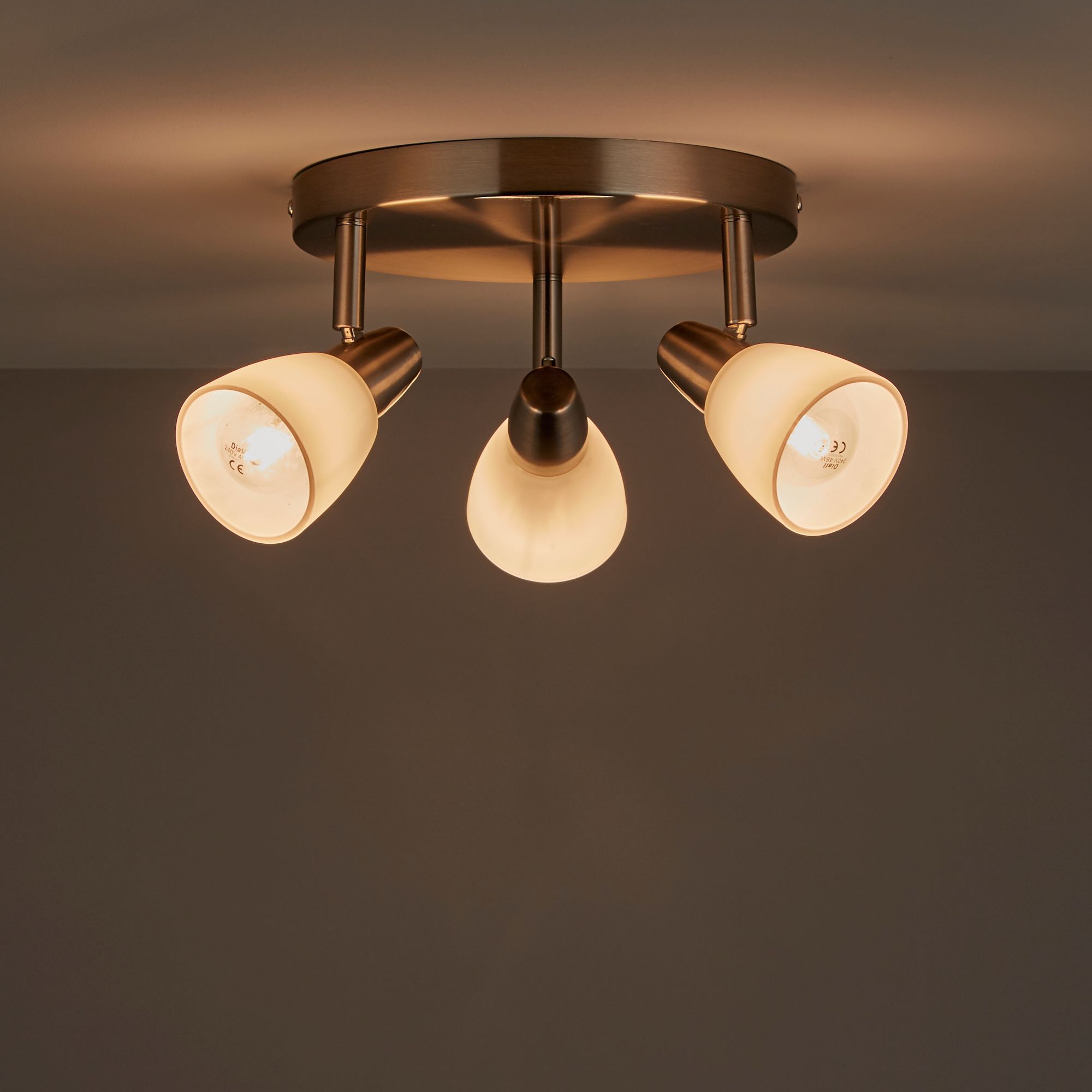 Aphaea Chrome effect 3 Light Spotlight