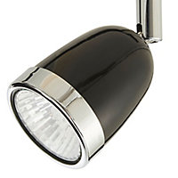 Apheliotes Black Mains-powered 4 lamp Spotlight