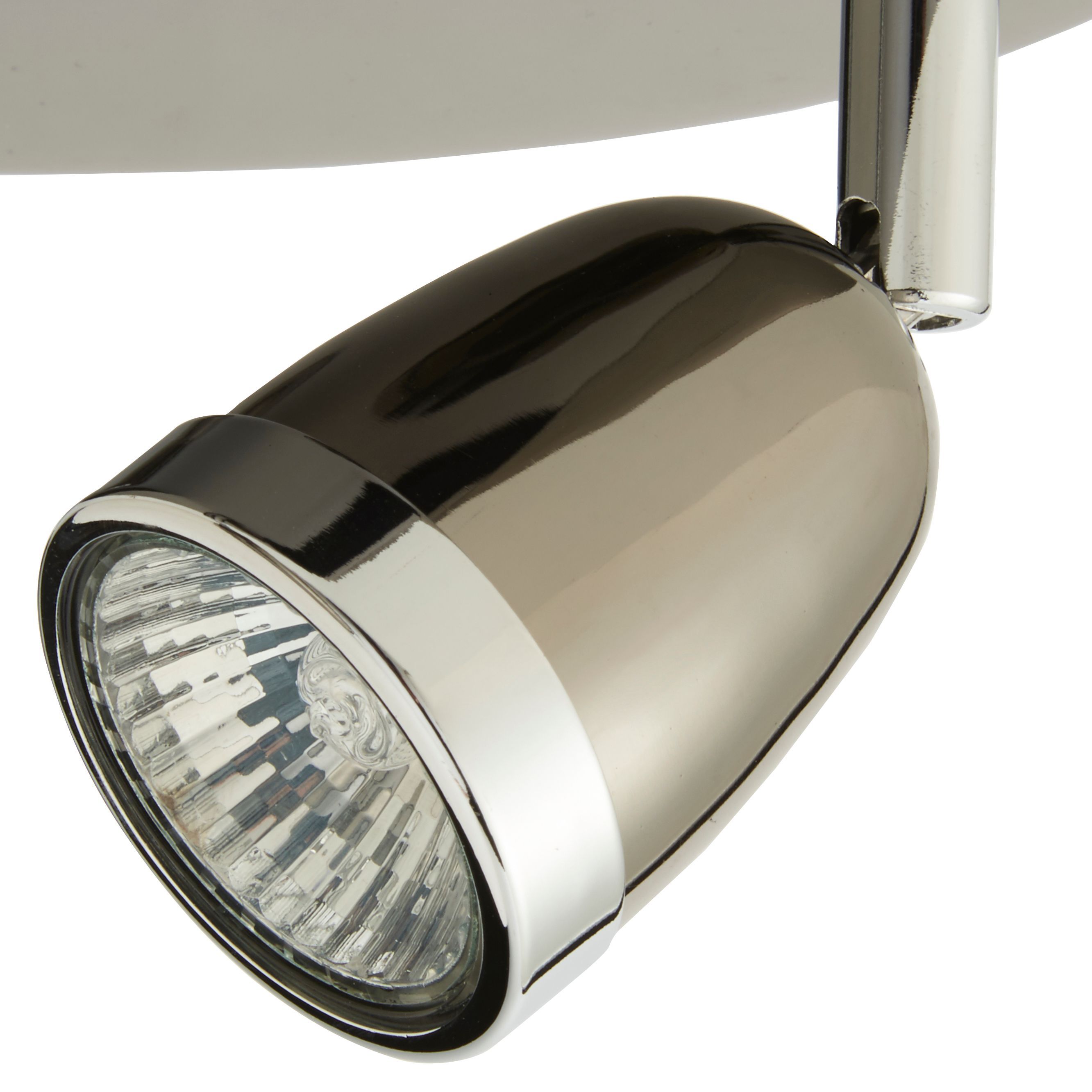 Apheliotes Gloss Black Chrome effect 3 Light Spotlight