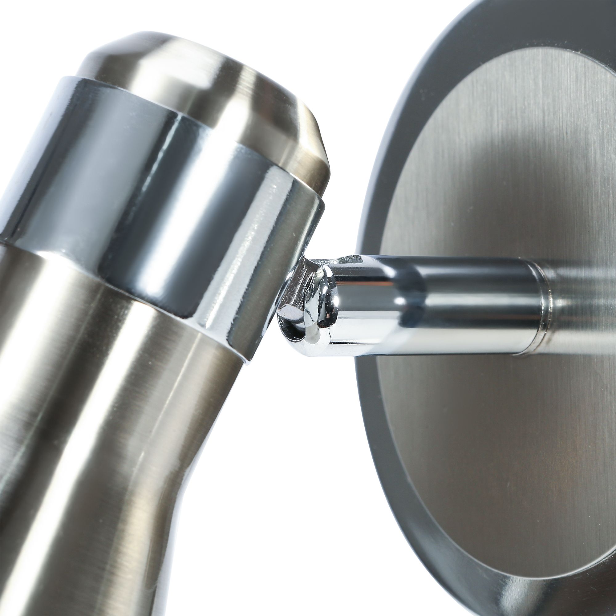 Aphroditus Modern Satin Nickel effect Spotlight
