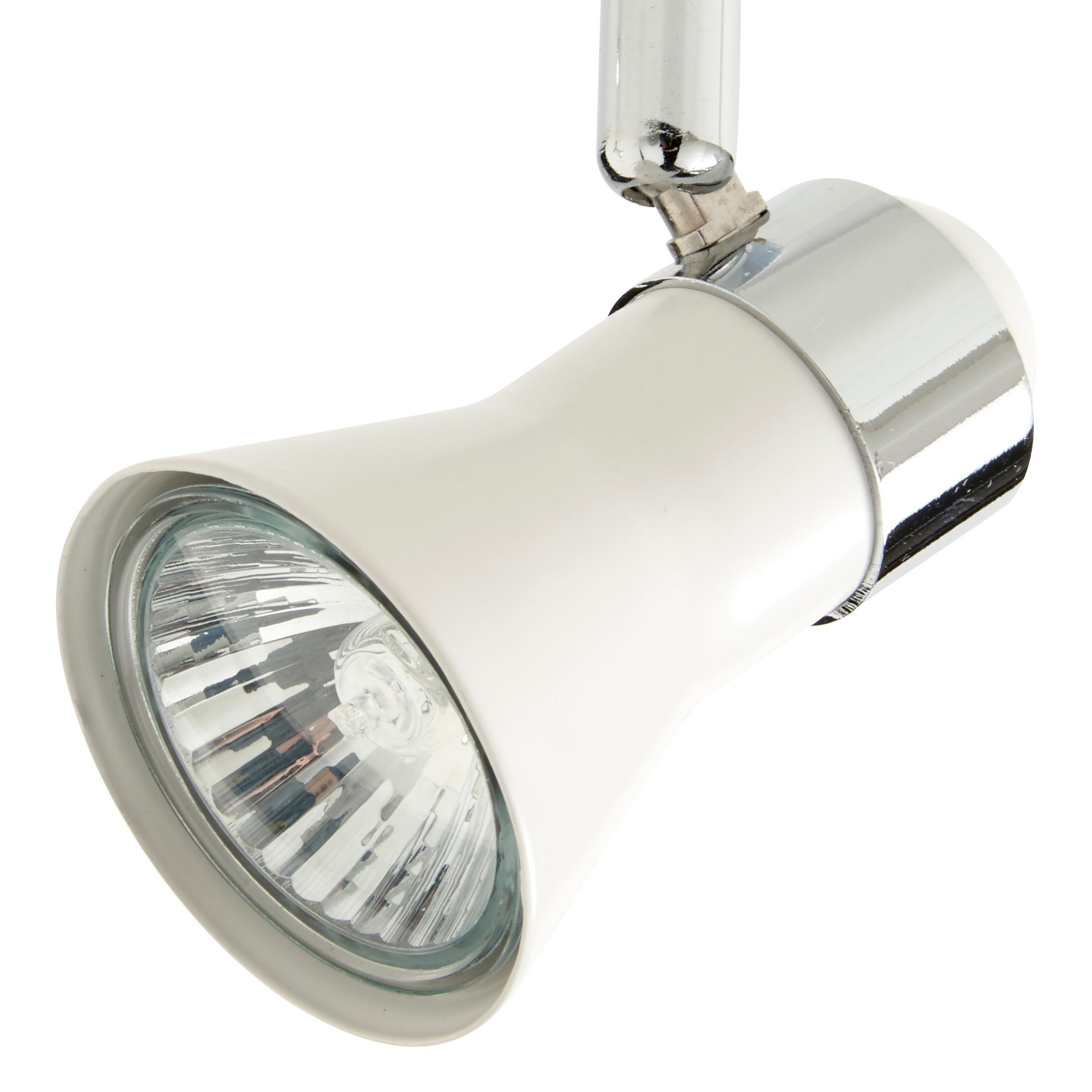 Aphroditus White Chrome effect 4 Light Spotlight
