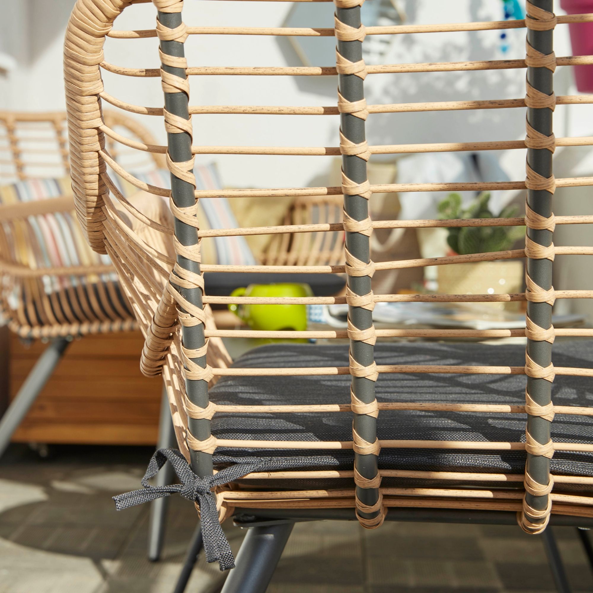 Apolima Rattan effect Armchair | DIY at B&Q