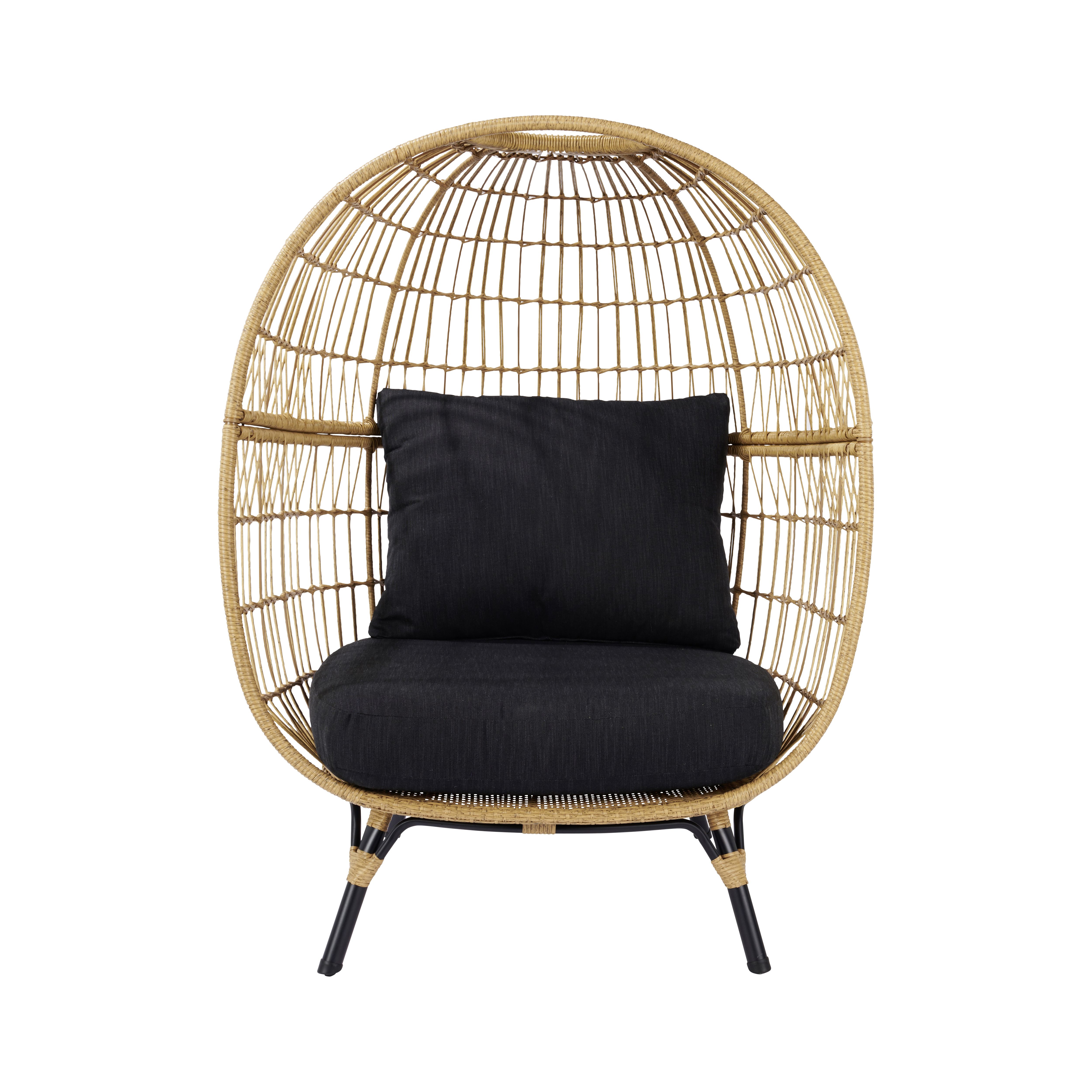 Apolima Rattan effect Egg Chair | DIY at B&Q