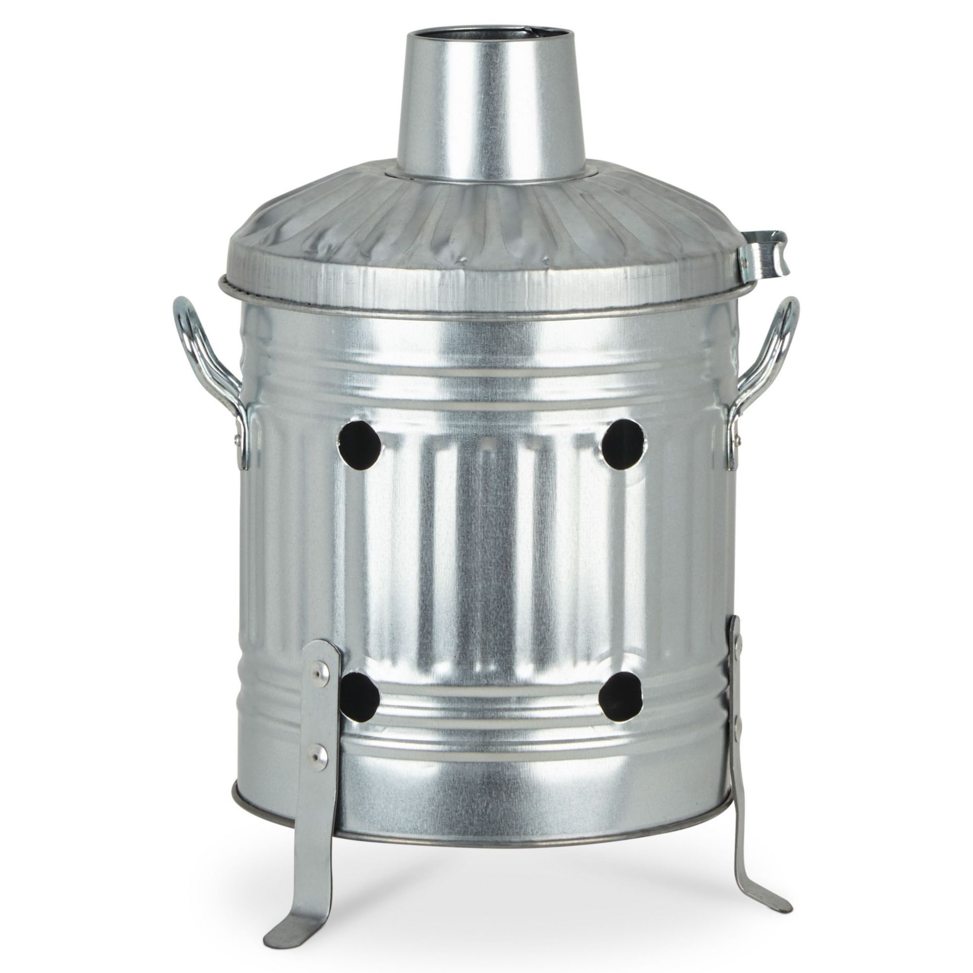 Apollo Galvanised Incinerator Bin 80Ltr - Screwfix