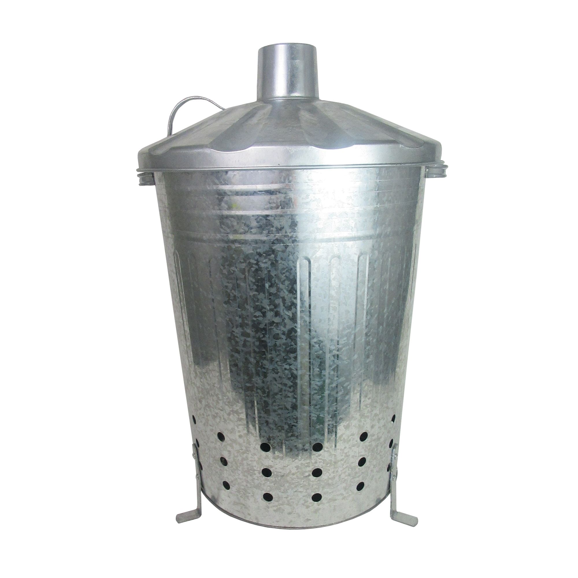 90L Galavanized Paper Waste Garden Burner Rubbish Fire Bin