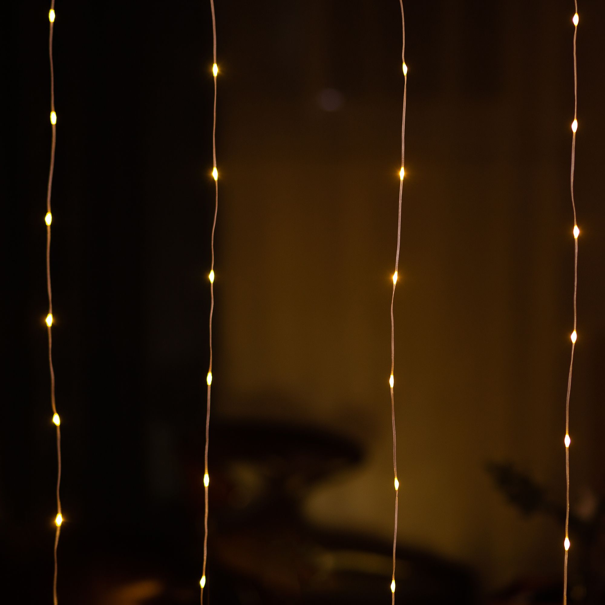 Appam Solar-powered Warm white 300 Integrated LED Outdoor String lights, (L) 6150mm