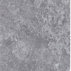 Aquadry Grey Concrete effect 1 sided Shower Wall panel kit (L)2400mm (W)1000mm (T)10mm
