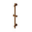 Aquadry Oria Bronze effect Straight Shower riser rail, 78.8cm