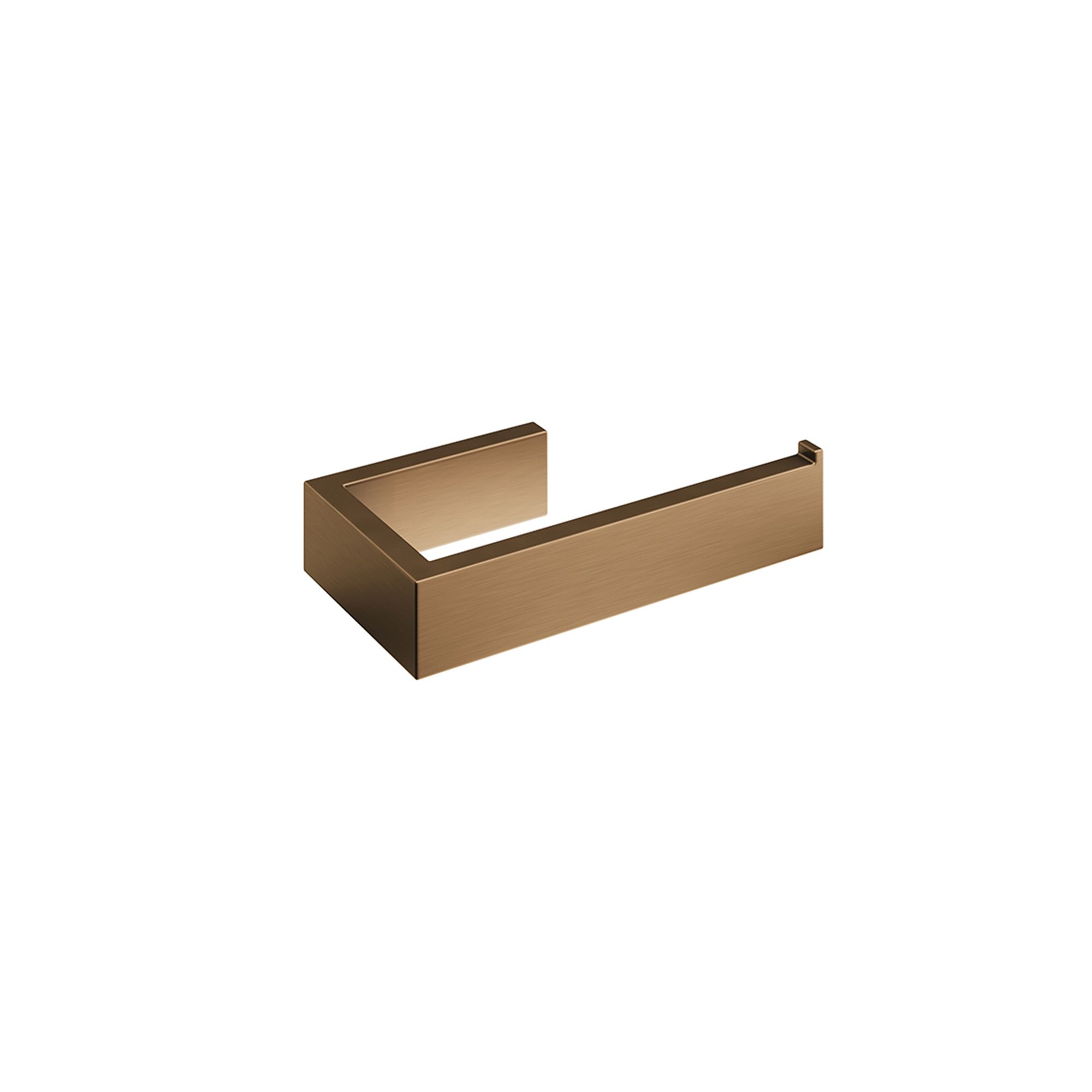 Aquadry Oria Bronze effect Wall-mounted Toilet roll holder (H)35mm (W)153mm