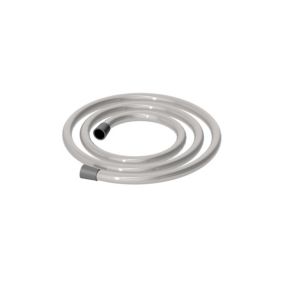 Aquadry Oria Chrome effect PVC Shower hose, (L)1.25m