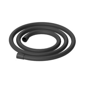 Aquadry Oria Matt Black Polyvinyl chloride (PVC) Shower hose, (L)1160m