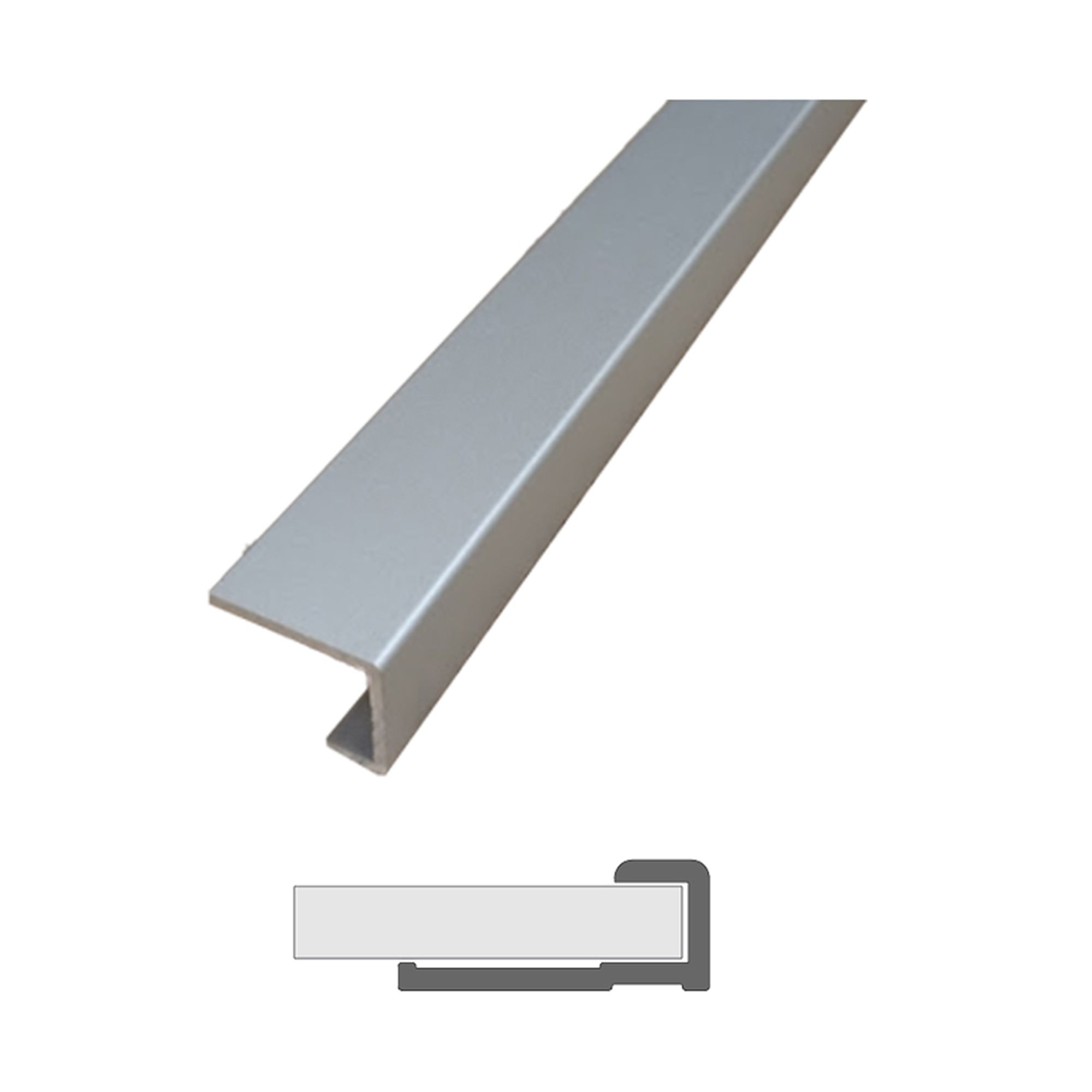 Aquadry Panel profile (L)2400mm - Satin